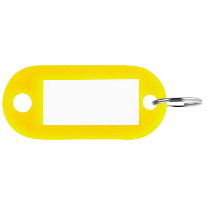 Artikelbild für pavo Schlüsselanhänger gelb, 100 St., Artikelnummer 497786
