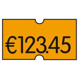 Artikelbild 1 für PrinterLabels AS Preisetiketten leuchtorange permanent 21,6 x 12,0 mm, 45 Rollen, Artikelnummer 231126