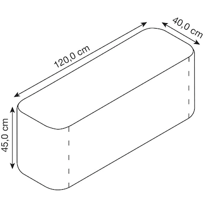 Artikelbild 2 für viasit Sitzbank Coloq 880.2000 1242 rot Holz 120,0 cm, Artikelnummer 176814
