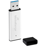 Artikelbild 1 für MediaRange USB-Stick MR1901 silber, schwarz 64 GB, 1 St., Artikelnummer 635617