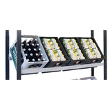 Artikelbild 1 für SCHULTE Fachboden für Getränkekistenregal silber 130,0 x 30,0 cm, 1 St., Artikelnummer 855926