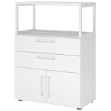 Artikelbild 1 für HAMMERBACHER Regalschrank FlexWall, VFW38K1RG/W/W/BS weiß 80,0 x 40,0 x 109,8 cm, 1 St., Artikelnummer 950307