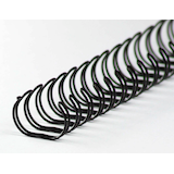 Artikelbild 1 für LMG Drahtbinderücken schwarz für 80 Blatt, 100 St., Artikelnummer 553123
