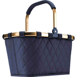 Artikelbild 1 für reisenthel® Einkaufskorb carrybag frame rhombus midnight gold Kunstfaser blau, Artikelnummer 315719