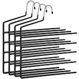 Artikelbild 1 für SONGMICS Hosenbügel platzsparend schwarz, 4 St., Artikelnummer 760609