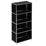 Artikelbild 1 für viasit Aktenregal System4 schwarz 77,9 x 40,4 x 155,7 cm, 1 St., Artikelnummer 214437