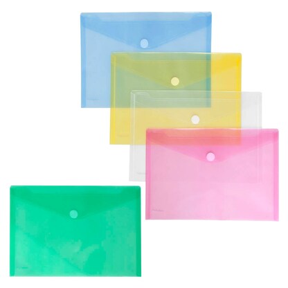 Artikelbild 2 für FolderSys Dokumententaschen DIN A4 farbsortiert glatt 0,20 mm, 10 St., Artikelnummer 641746