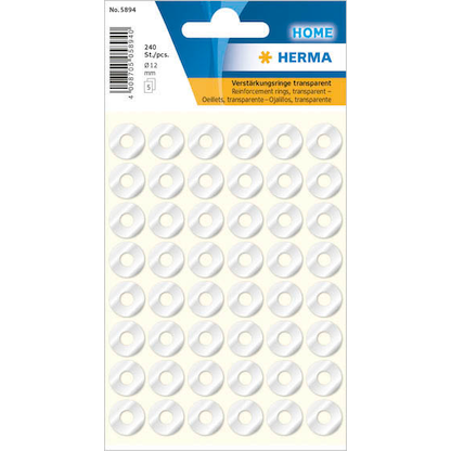Artikelbild für HERMA Lochverstärker transparent, 240 St., Artikelnummer 988857