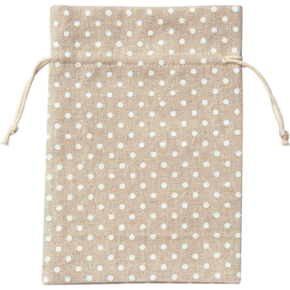 Artikelbild 6 für folia Stoffsäckchen mit Motiv Streifen und Punkte 8,0/10,0/13,0 x 10,0/130,/18,0 cm, 1 Pack, Artikelnummer 479297