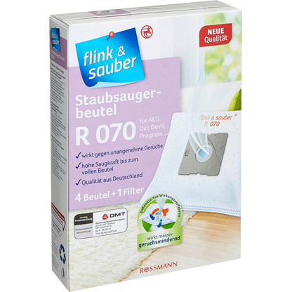 Artikelbild 3 für flink & sauber R 070 Staubsaugerbeutel, 4 St., Artikelnummer 539423