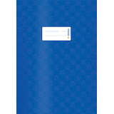 Artikelbild 1 für HERMA Heftumschlag mit Baststruktur dunkelblau Kunststoff DIN A4, Artikelnummer 547974