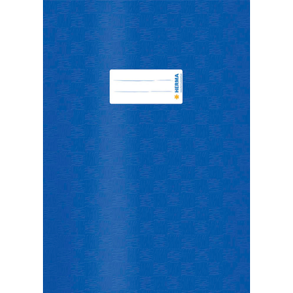 Artikelbild für HERMA Heftumschlag mit Baststruktur dunkelblau Kunststoff DIN A4, Artikelnummer 547974