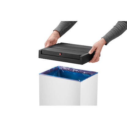 Artikelbild 3 für Hailo Big-Box Swing XL Mülleimer 52,0 l weiß, 1 St., Artikelnummer 467423