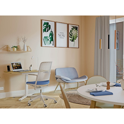 Artikelbild 9 für Nowy Styl Bürostuhl WITHME Stoff schwarz, Gestell grau, Artikelnummer 913977