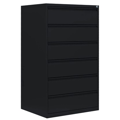 Artikelbild 2 für LÜLLMANN Karteischrank tiefschwarz 76,0 x 62,0 x 132,0 cm, 1 St., Artikelnummer 183649