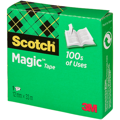 Artikelbild 3 für Scotch Magic™ Tape Klebefilm matt 12,0 mm x 33,0 m 1 Rolle, Artikelnummer 327544