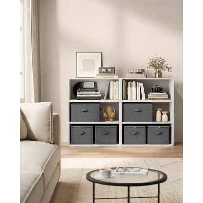 Artikelbild 3 für SONGMICS Aufbewahrungsboxen silbergrau 40,0 x 30,0 x 25,0 cm, 3 St., Artikelnummer 439616