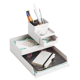 Artikelbild 1 für Zeller Schreibtischset grau, Artikelnummer 299366