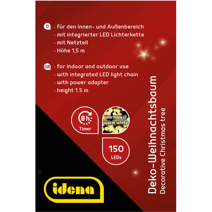 Artikelbild 4 für Idena Weihnachtsbaum mit LED Lichterkette grün, 1 St., Artikelnummer 442859