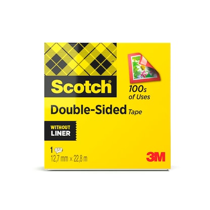 Artikelbild 2 für Scotch doppelseitiger Klebefilm transparent 12,0 mm x 22,8 m 1 Rolle, Artikelnummer 477426
