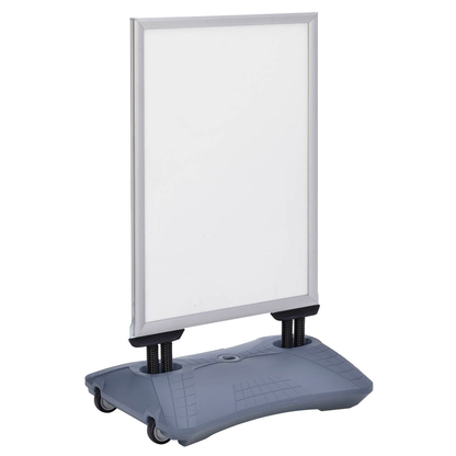 Artikelbild 2 für update displays Kundenstopper WindPro Lite silber DIN A1 2 Fächer 72,0 x 63,2 x 87,9 cm, 1 St., Artikelnummer 480234