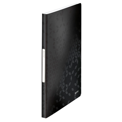 Artikelbild für LEITZ WOW Sichtbuch DIN A4, 40 Hüllen schwarz-metallic, 1 St., Artikelnummer 906805