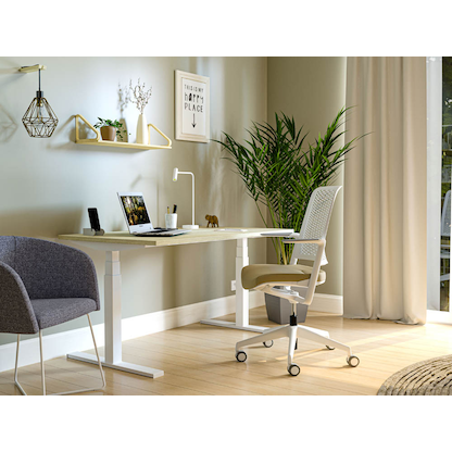 Artikelbild 10 für Nowy Styl Bürostuhl WITHME Stoff schwarz, Gestell grau, Artikelnummer 913977