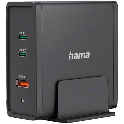 Artikelbild für hama USB-Ladestation schwarz, Kabellänge: 1,2 m, 140 Watt, Artikelnummer 284579