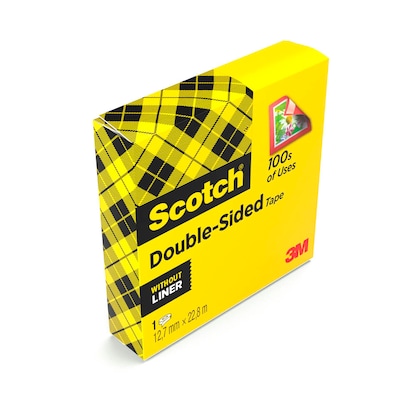Artikelbild 4 für Scotch doppelseitiger Klebefilm transparent 12,0 mm x 22,8 m 1 Rolle, Artikelnummer 477426