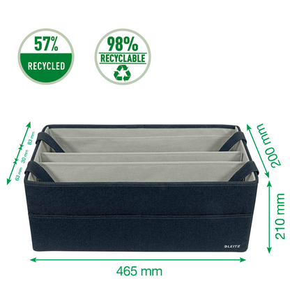 Artikelbild 11 für LEITZ Desk Sharing Tasche Hot Desking Stoff grau, Artikelnummer 507428