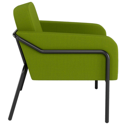 Artikelbild 2 für medso powered by PAPERFLOW Sessel MEDSO L Rund grün schwarz Kunststoff 75,0 x 74,3 x 73,6 cm, 1 St., Artikelnummer 522579