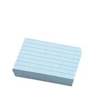 Artikelbild 1 für Karteikarten DIN A6 blau liniert, 100 St., Artikelnummer 432393