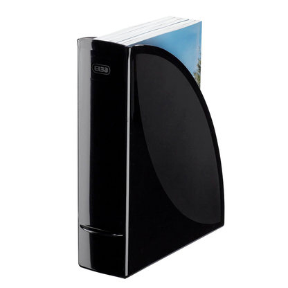 Artikelbild 3 für ELBA Stehsammler wave 400091711 schwarz Kunststoff, DIN A4, 4 St., Artikelnummer 387098