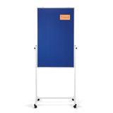 Artikelbild 1 für magnetoplan mobiles Whiteboard 3in1 Universal-Board 75,0 x 120,0 cm blau#!#weiß Filz/Whiteboard, Artikelnummer 573225