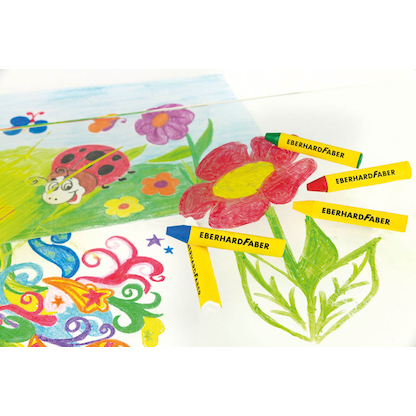 Artikelbild 4 für EBERHARD FABER COLORI Wachsmalkreiden farbsortiert, 12 St., Artikelnummer 419303