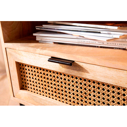 Artikelbild 5 für WOHNLING Nachttisch rechteckig Massivholz braun 50,0 x 40,0 x 60,0 cm, 1 St., Artikelnummer 314819