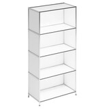 Artikelbild 1 für viasit Aktenregal System4 weiß 77,9 x 40,4 x 155,7 cm, 1 St., Artikelnummer 214429