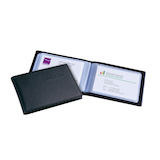 Artikelbild 1 für SIGEL Visitenkartenmäppchen schwarz, für bis zu 40 Visitenkarten, Artikelnummer 460527