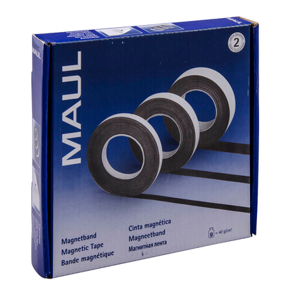 Artikelbild 4 für MAUL Magnetband selbstklebend schwarz 1,0 cm x 10,0 m, 1 St., Artikelnummer 293555