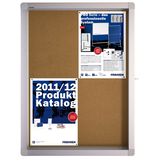 Artikelbild 1 für FRANKEN Schaukasten ECO silber 4x DIN A4 53,0 x 4,5 x 70,4 cm, 1 St., Artikelnummer 534483