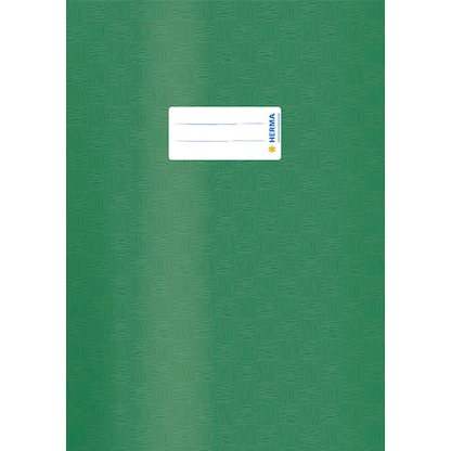 Artikelbild für HERMA Heftumschlag mit Baststruktur dunkelgrün Kunststoff DIN A4, Artikelnummer 547998