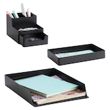 Artikelbild 1 für Zeller Schreibtischset schwarz, Artikelnummer 299358