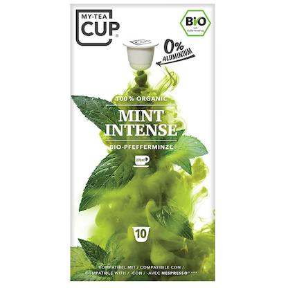 Artikelbild 3 für MY-TEA CUP® MINT INTENSE Bio-Teekapseln 100 Portionen, Artikelnummer 672091