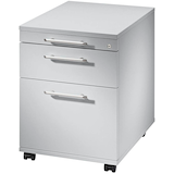 Artikelbild 1 für HAMMERBACHER Orbis Rollcontainer lichtgrau 3 Auszüge 42,8 x 58,0 x 59,0 cm, Artikelnummer 470351