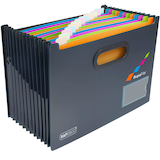 Artikelbild 1 für RAPESCO® Fächermappe Germ-Savy Supafile 13 Fächer schwarz, 1 St., Artikelnummer 801908