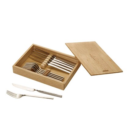 Artikelbild 2 für Villeroy & Boch Steakbesteck New Wave silber glänzend, 12 St., Artikelnummer 332587