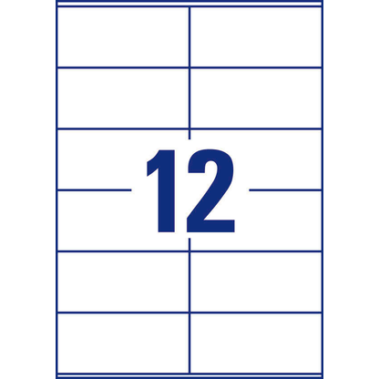 Artikelbild 5 für AVERY Zweckform Etiketten 3424 weiß 105,0 x 48,0 mm, 100 Blatt, Artikelnummer 437640