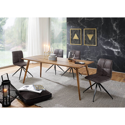 Artikelbild 3 für WOHNLING Esstisch sheesham rechteckig, 4-Fuß-Gestell sheesham, 120,0 x 60,0 x 76,0 cm, Artikelnummer 905713