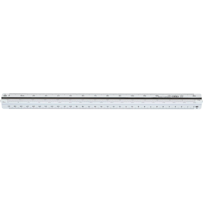 Artikelbild für M + R Dreikantmaßstab 30,0 cm, weiß, Artikelnummer 250619