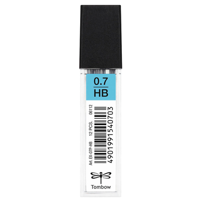 Artikelbild für Tombow Feinminen-Bleistiftminen schwarz HB 0,7 mm, 12 St., Artikelnummer 362547